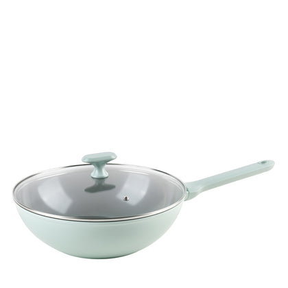 Shogun 30cm Okinawa Ceramic Wok with Lid