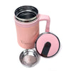La gourmet Spring 0.5L Thermal Mug With Strainer - Pink (LGVC395863)