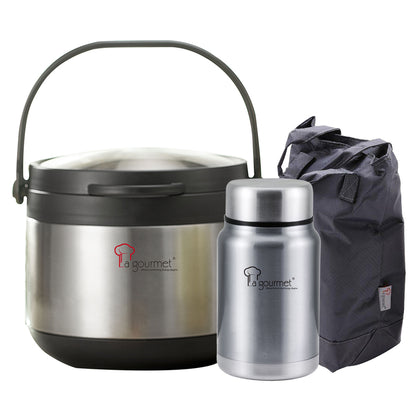La gourmet Sakura 3.0L Thermal Cooker + 0.75L Thermal Cooker Pot 
(Bundle Set)