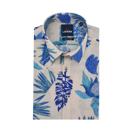 LANTONA Short-Sleeved Shirt - Blue