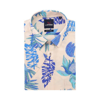 LANTONA Short-sleeved Shirt - Blue
