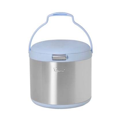 LA GOURMET Infinity Blue 7L Thermal Cooker + 2.5L 2-Tier Tiffin Carrier  (LGIB361363 + LGIB361394)