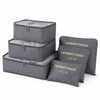 [ONLINE EXCLUSIVE] MAX 11pcs Travel Organizer Bundle – 6 Packing Organizers Set + 5 Vacuum Storage Bags with FREE Hand Pump