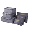 [ONLINE EXCLUSIVE] MAX 11pcs Travel Organizer Bundle – 6 Packing Organizers Set + 5 Vacuum Storage Bags with FREE Hand Pump