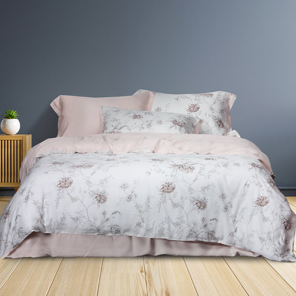 Marie Claire Lyocelle Collection 100% Printed Lyocelle (Daisy) - Fitted Sheet Set/Bed Set