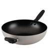 MEYER Bauhaus 30cm Stirfry Pan with Helper Handle - Warm Grey