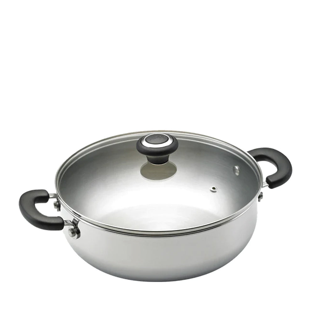 Meyer Cook n Lock 28cm Stainless Steel Hot Pot With Lid