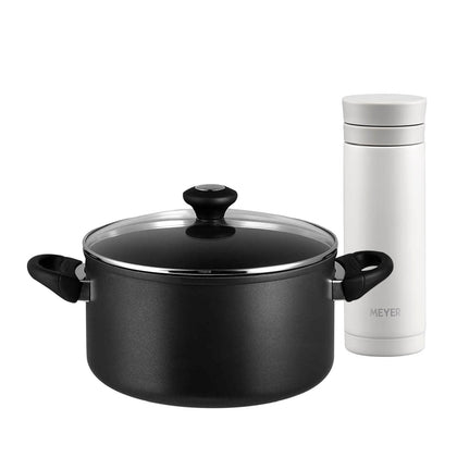 Meyer Cook n Look 24cm Saucepot + 250ml Vacuum Flask Set