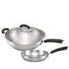 MEYER Centennial 30cm Covered Stirfry + 20cm Open Frypan