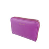 Mel&Co Saffiano-Effect Zip-Around Coin and Card Holder-Lilac