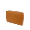 Mel&Co Saffiano-Effect Zip-Around Coin and Card Holder-Tan