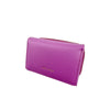 Mel&Co Saffiano-Effect Compact Tri-Fold Wallet - Lilac