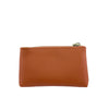 Mel&Co Saffiano-Effect Coin Pouch with Keyring - Tan