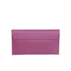 Mel&Co Saffiano Leatherette Envelope Clutch With Chain-Rose