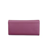 Mel&Co Saffiano Leatherette Tri-Fold Long Wallet-Rose