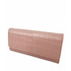 Mel&Co Croco Tri-Fold Long Wallet - Pink (MF2001EC)