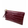 Mel&Co Croco Wristlet Pouch - Wine (MF2015EC)