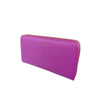 Mel&Co Saffiano-Effect Zip-Around Long Wallet - Lilac