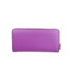 Mel&Co Saffiano-Effect Zip-Around Wallet-Lilac