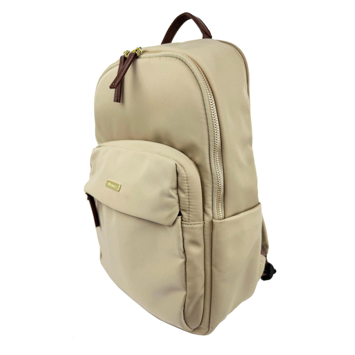 Mel&Co Nylon Casual Travel Backpack -Beige – OG Singapore