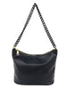 Mel&Co Acrylic Chain Shoulder Sling Bag - Black