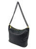 Mel&Co Acrylic Chain Shoulder Sling Bag - Black