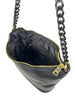 Mel&Co Acrylic Chain Shoulder Sling Bag - Black