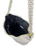 Mel&Co Acrylic Chain Shoulder Sling Bag - Cream