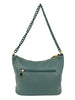 Mel&Co Acrylic Chain Shoulder Sling Bag - Sea Green