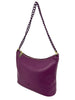 Mel&Co Acrylic Chain Shoulder Sling Bag - Wine