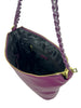 Mel&Co Acrylic Chain Shoulder Sling Bag - Wine