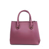 Mel&Co Saffiano-Effect Satchel Bag-Rose