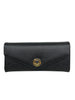 Mel&Co Saffiano Leatherette Clutch Chain Sling Bag - Black