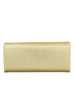 Mel&Co Saffiano Leatherette Clutch Chain Sling Bag - Gold