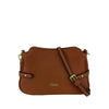 Mel&Co Pebbled Faux Leather Sling Bag-Tan