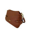 Mel&Co Pebbled Faux Leather Sling Bag-Tan