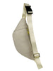 Mel&Co Pebbled Single Compartment Waist Pouch - Cream