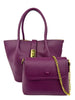 Mel&Co Chain Sling Bag In Satchel Bag - Wine