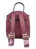 Mel&Co Saffiano Leatherette Round-Top Mini Backpack - Rose