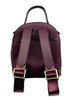 Mel&Co Saffiano Leatherette Round-Top Mini Backpack - Wine