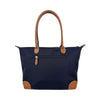 Mel&Co Nylon Canvas Tote With Zipper - Navy (MH2995)