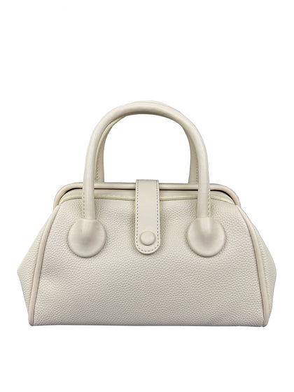 Mel&Co Petite Crossbody Satchel Bag - Cream