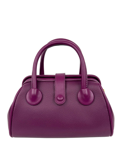 Mel&Co Petite Crossbody Satchel Bag - Wine