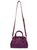 Mel&Co Petite Crossbody Satchel Bag - Wine