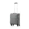 AMERICAN TOURISTER Aerospin 20" Super Lightweight Soft Case Spinner - Stone Basalt