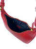 Mel&Co Pebbled Crescent Bag - Red