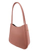 Mel&Co Pebbled Double Handle Shoulder Bag - Peach