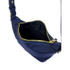 Mel&Co Nylon Shoulder Sling Bag Small -Navy