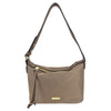 Mel&Co Nylon Shoulder Sling Bag Small -Taupe