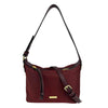 Mel&Co Nylon Shoulder Sling Bag Small -Wine